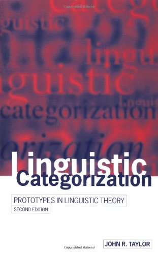 Linguistic Categorization Taylor, John R.