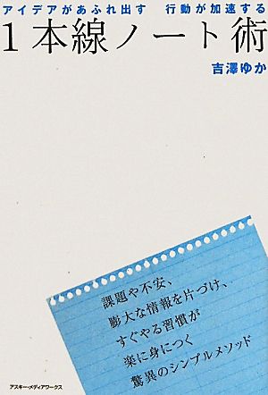 アイデアがあふれ出す 行動が加速する 1本線ノート術 吉澤 ゆか