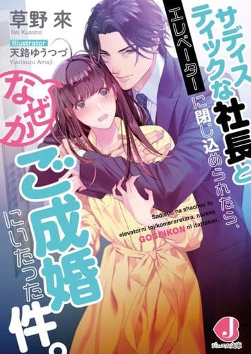 サディスティックな社長とエレベーターに閉じ込められたら、 なぜかご成婚にいたった件。 (ジュエル文庫) 草野 來; 天路 ゆうつづ