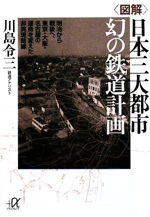 <図解>日本三大都市 幻の鉄道計画――明治から戦後へ、東京・大阪・名古屋の運命を変えた非実現路線 (講談社+アルファ文庫 G 181-1) 川島 令三