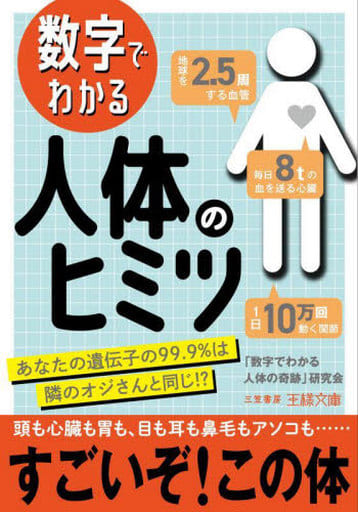 数字でわかる 人体のヒミツ: あなたの遺伝子の99.9%は隣のオジさんと同じ! (王様文庫 A 102-1) 「数字でわかる人体の奇跡」研究会