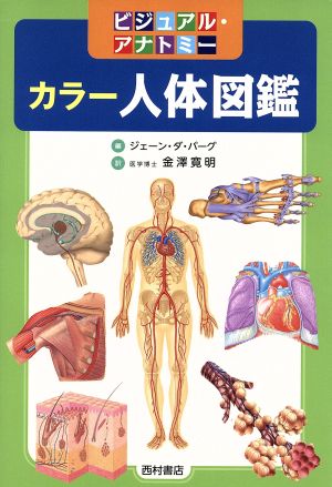 カラ-人体図鑑: ビジュアル・アナトミ- ジェーン ダ バーグ; 金澤 寛明