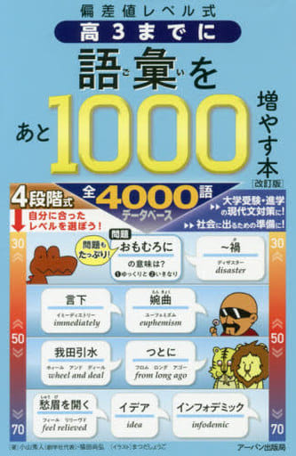 偏差値レベル式高3までに語彙をあと1000増やす本(改訂版) 小山秀人 福田尚弘; まつだしょうご