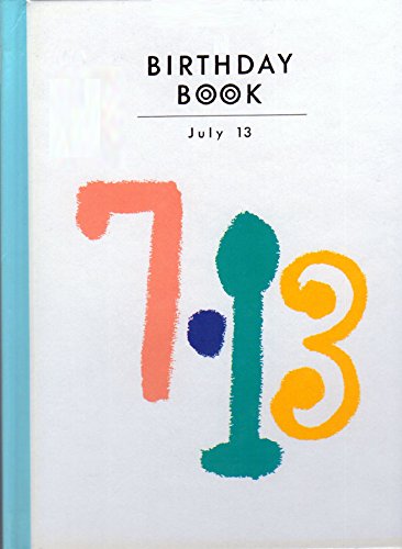 BIRTHDAY BOOK 7月13日