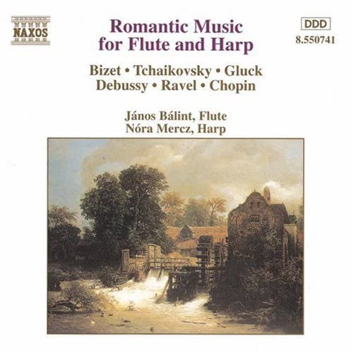 Romantic Music for Flute & Harp [CD] Balint， Janos; Mercz， Nora