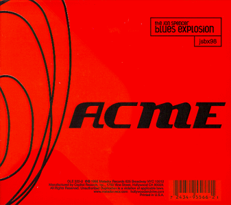 Acme [CD] Spencer， Jon Blues Explosion
