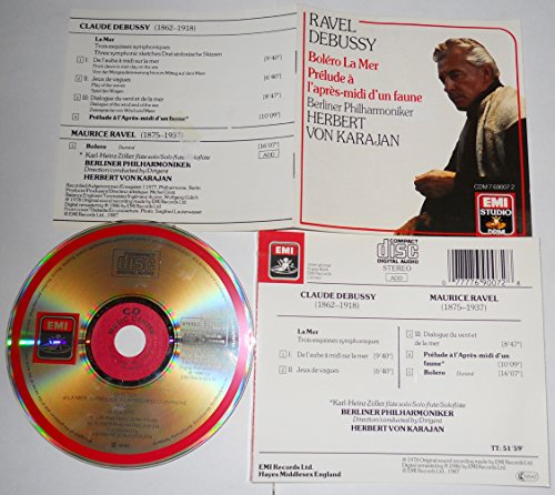 Bolero / La Mer [CD] Ravel; Debussy