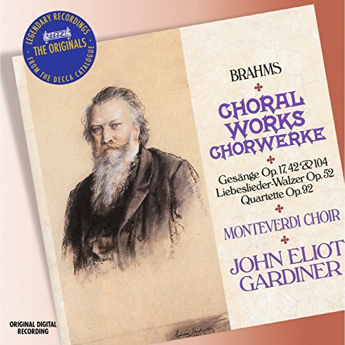 Choral Works [CD] John Eliot Gardiner J. Brahms Johannes Brahms John Eliot Gardiner John Perry Robert Levin Philip Salmon Anthony Halstead Christian Rutherford Monteverdi Choir Teresa Shaw; Delyth Wynne