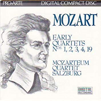 Early Quartets 1，2，3，4，19 [CD] Mozart; Mozarteum Quartet of Salzburg
