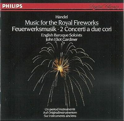 Royal Fireworks [CD] Handel; Gardiner