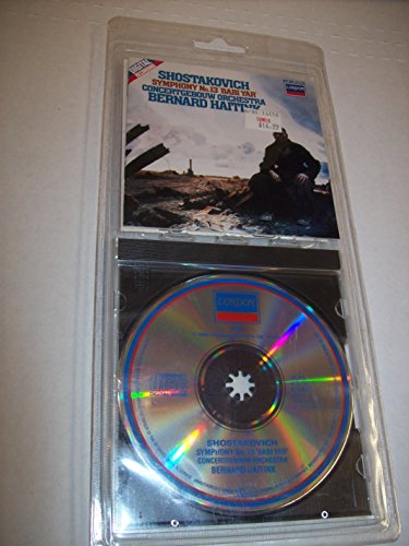 SHOSTAKOVICH:SYMPHONY NO.13 [CD] Dmitri Shostakovich Bernard Haitink; Concertgebouw Orchestra