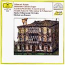 Albinoni: Adagio / Pachelbel: Kanon & Gigue [CD] Herbert von Karajan Berlin Philharmonic Orchestra Johann Pachelbel Arcangelo Corelli Antonio Vivaldi Tomaso Albinoni Francesco Manfredini; Thomas Brandis