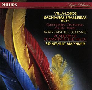 Bachianas Brasil [CD] Villa-Lobos Barber Vaughan Williams; Marriner