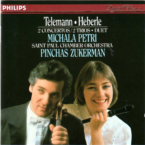 Recorder Concerti [CD] Telemann Petri Zukerman; Spco