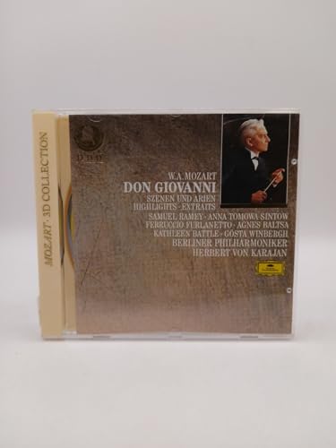 Mozart: Don Giovanni - Highlights [CD] RAMEY SAMUEL (basso) BALTSA AGNES (mezzosoprano) BATTLE KATHLEEN (soprano) FURLANETTO FERRUCCIO (basso) TOMOWA SINTOW ANNA (soprano) CHOR DER DEUTSCHEN OPER BERLIN (coro) MOZART Wolfgang Amadeus KARAJAN HERBERT VON;
