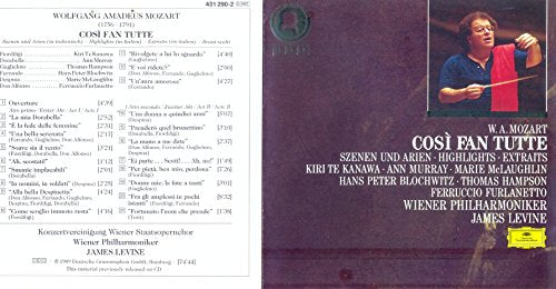 Mozart: Cosi Fan Tutte / Levine [CD]