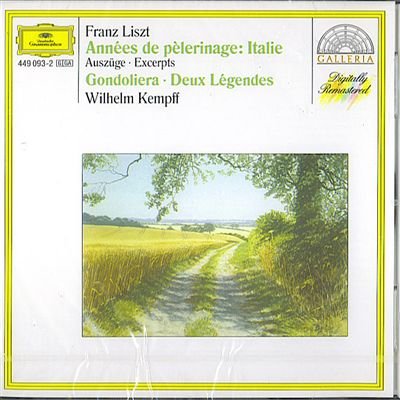 Liszt: Annees De Pelerinage 1 [CD] Wilhelm 1empff