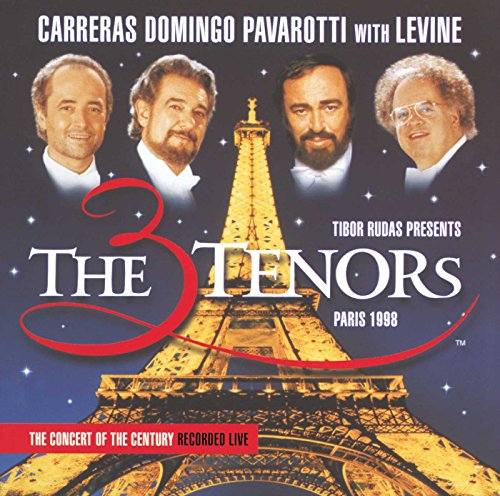 The Three Tenors in Paris 1998 [CD] Augustin Lara Eduardo Di Capua Edvard Grieg Ernesto De Curtis Gi