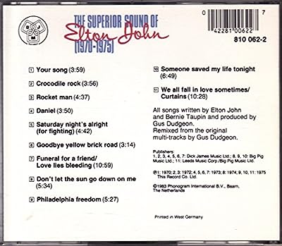 Superior sound of [CD] Elton John エルトンジョン