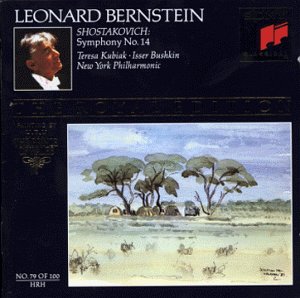 Symphony 14 [CD] Shostakovich、 Bernstein; Nyp