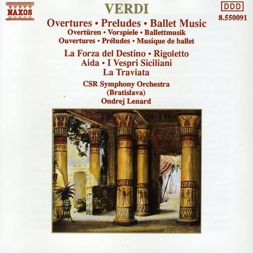 Overtures & Preludes [CD] Verdi; Lenard