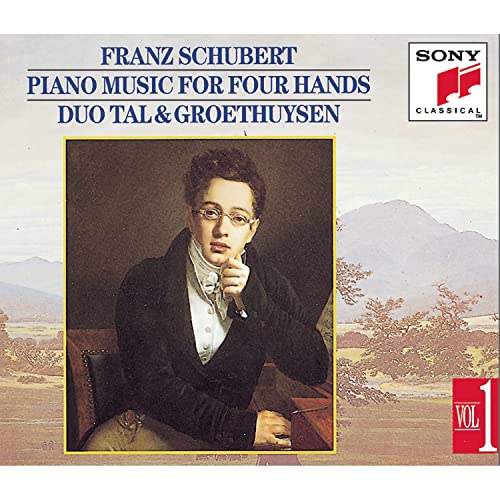 Piano Music for 4 Hands [CD] Schubert; Duo Tal & Groethuysen