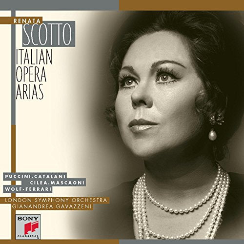 Italian Opera Arias [CD] Gianandrea Gavazzeni James Levine Lorin Maazel Renata Scotto Catalani， Alfredo Cilea， Francesco Mascagni， Pietro Puccini， Giacomo Wolf-Ferrari， Ermanno; Eve Queler