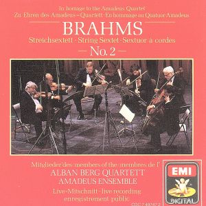 Brahms; String Sextet [CD] Brahms， J.
