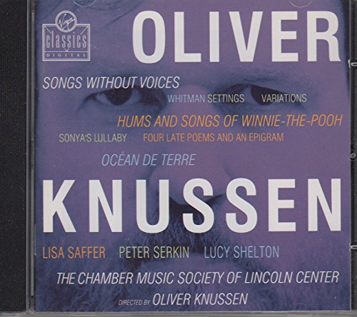 Songs Without Voices [CD] Knussen Saffer， Lisa; Serkin， Peter