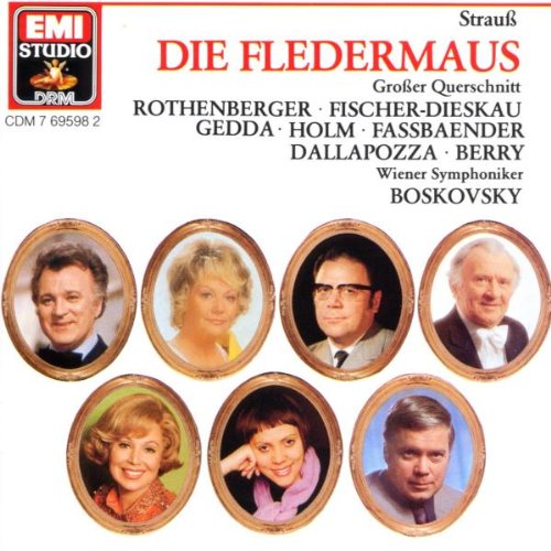 Strauss II;Die Fledermaus [CD] Rothenberger Holm; Fassbaender