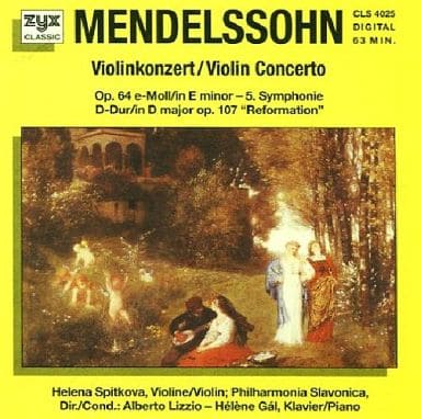 Violinkonzert / Symphonie Nr.5 [CD] Mendelssohn-Bartholdy， F.