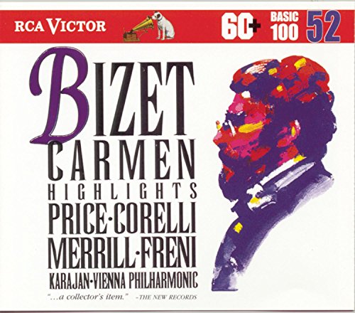 Carmen (Highlights) [CD] Bizet Price Karajan; Vpo