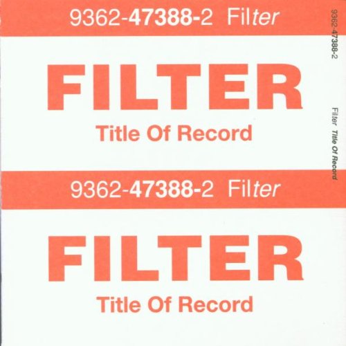 Title of Record [CD] Filter