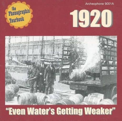 Phonographic Yearbook 1920: Even Water's [CD] Various Artists