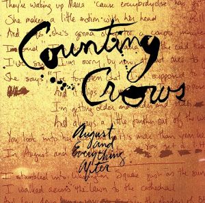 August & Everything After [CD] Counting Crows
