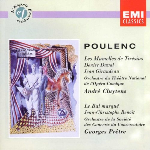 Poulenc: Les Mamelles de Tiresias / Le Bal Masque [CD] Duval Benoit Cluytens; Pretre