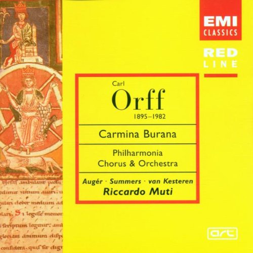 Carmina Burana [CD] Orff Auger Summers Muti; Philharmonia Orch