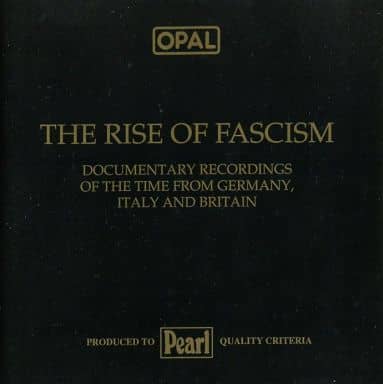 Rise of Fascism / Rise of Fascism [CD] Hitler; Musselini