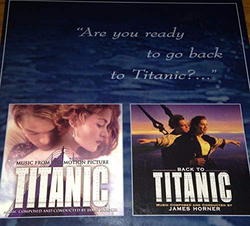 JAMES HORNER. ARE YOU READY TO GO BACK TO TITANIC. 1997 3 TRACK SAMPLER CD [CD]