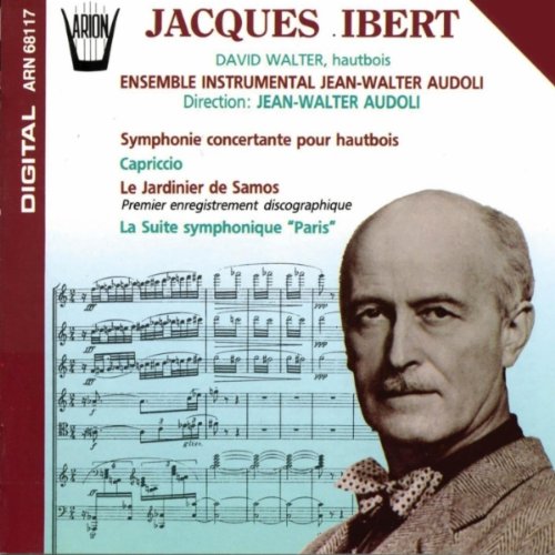 Ibert: Symphonie Concertante [CD] Ensemble Instrumental Jean-Wal
