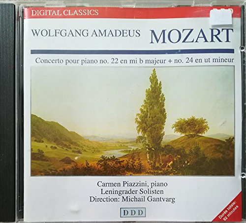 Piano Concertos N°22 En E flat Majeur + N°24 En C Mineur [CD]