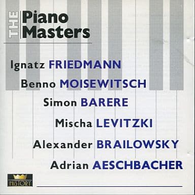 Piano Masters / Friedmann， Moisewitsch， Barere， Levitzki， Brailowsky， Aeschbacher [CD]