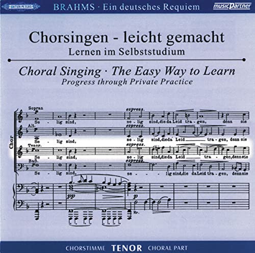 Ein Deutsches Requiem op.45， Chorstimme Sopran， 2 Audio-CDs [CD]