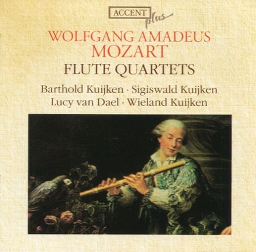 Mozart: Flute Quartets [CD] Kuijken; Van Dael
