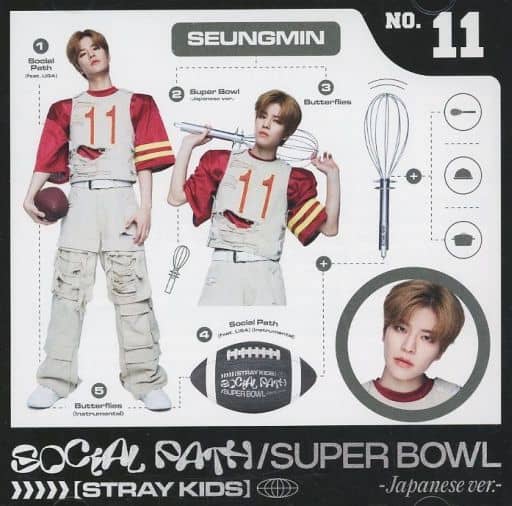 Social Path (Feat. Lisa) / Super Bowl -japanese Ver.- (Fc会員限定盤) (Seungmin盤) [CD]