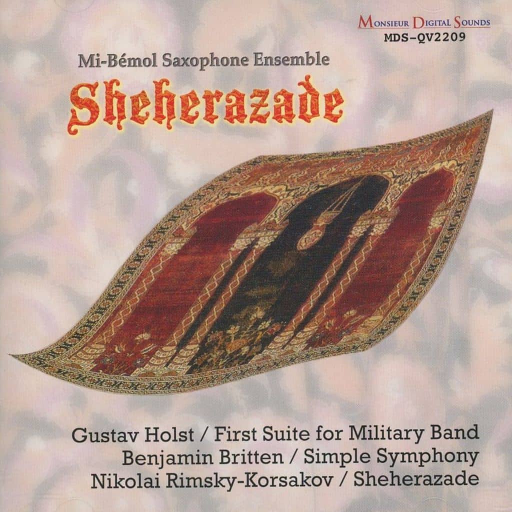 『シェエラザード』、他 ミ・ベモル・サクソフォンアンサンブル [CD] Rimsky-korsakov リムスキー=コルサコフ