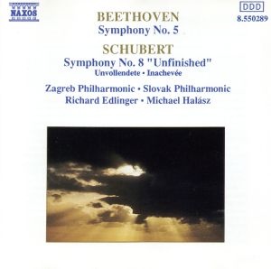 Beethoven: Symphony No.5 / Schubert: No.8 ”Unfinished” [CD] Zagreb Philharmonic; Edlinger