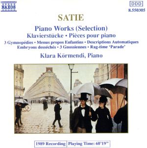 PIANO WORKS SELECTION [CD] SATIE， E.