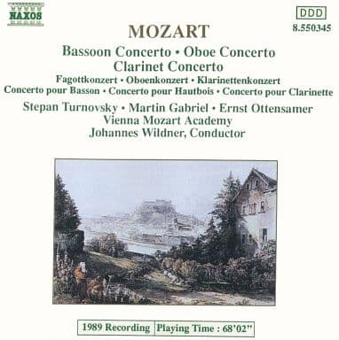 Bassoon Concerto/Oboe Con [CD] Mozart， W.A.