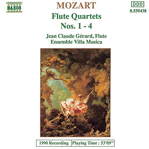 Mozart;Cpte.Flute Quartets [CD] Wolfgang Amadeus Mozart; Villa Musica Ensemble
